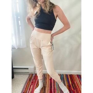 Rewash Knit Joggers “Cream Tan” (XS)